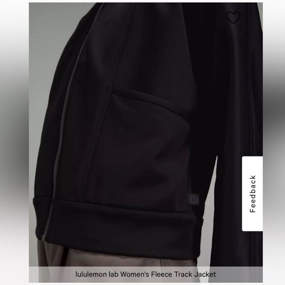 NWT Lululemon Lab W Fleece Track Jacket - Picture 4 of 11